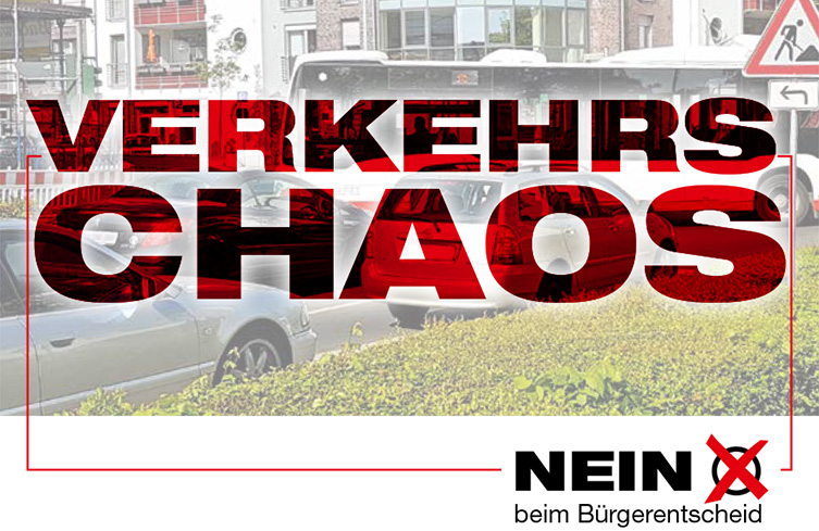 Verkehrschaos: NEIN